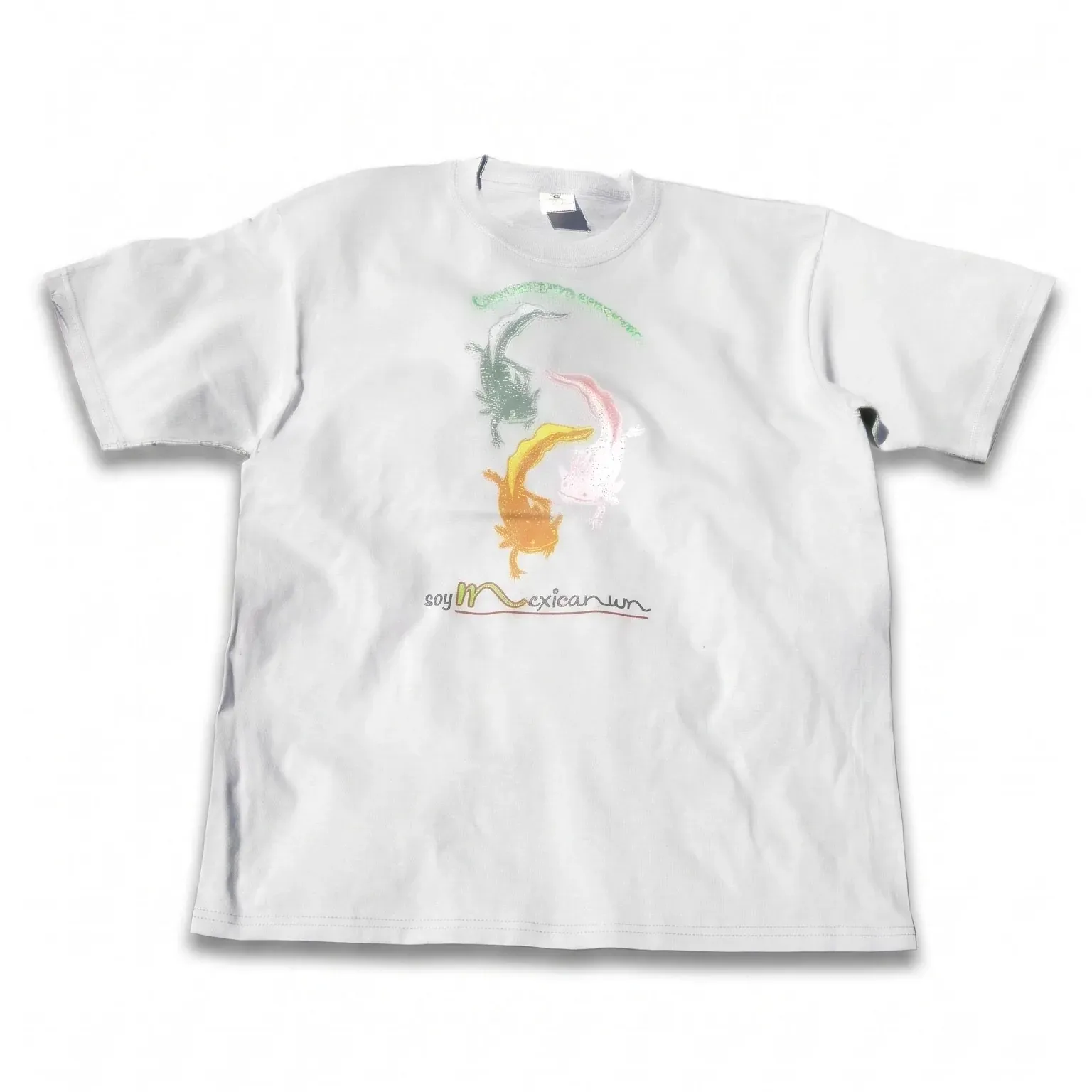 Playera Tres Ajolotes «soy Mexicanum»